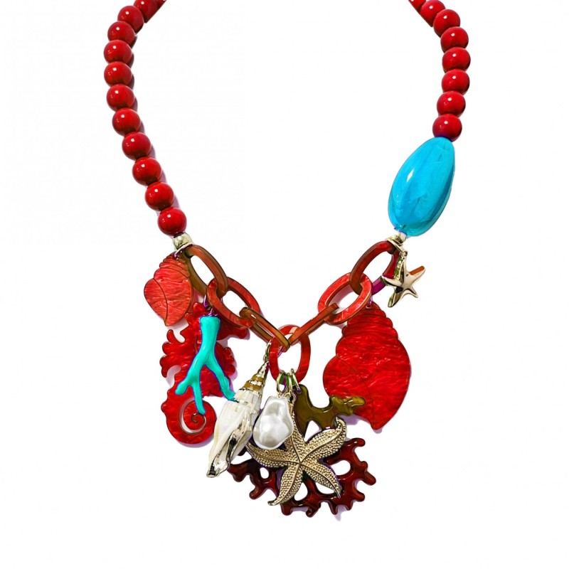 Collana Bijoux SHARM Rossa - 55cm