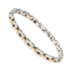 Bracciale Uomo Gold-Silver...