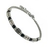 Bracciale Uomo Black BUBBLE Rock Acciaio Pietra Onice