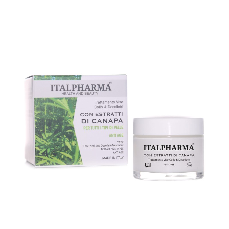 Crema Viso estratti di CANAPA Anti-Age by Italpharma