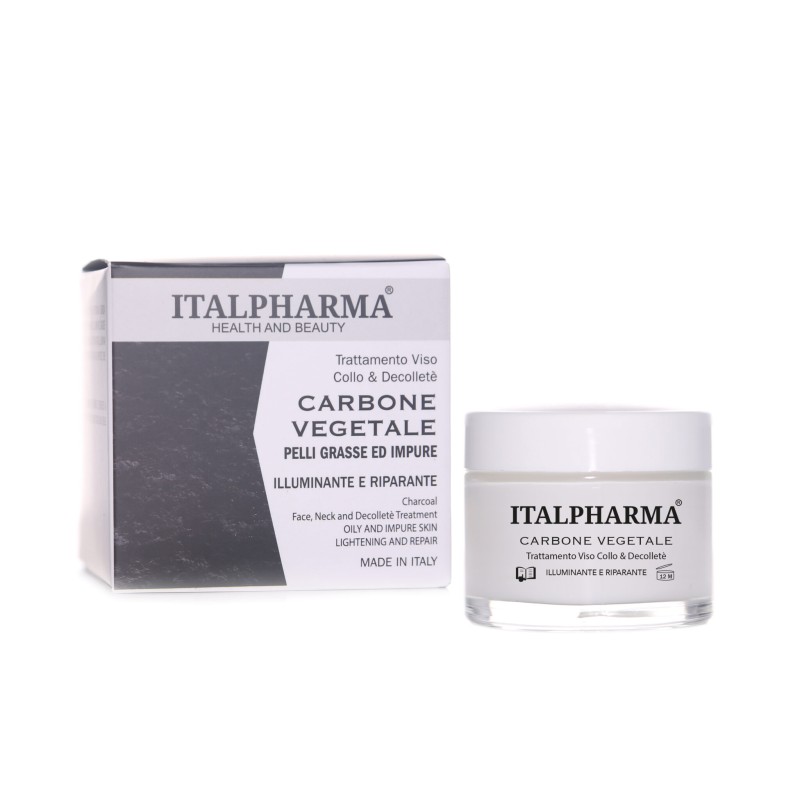 Crema Viso, Collo e Décolleté CARBONE VEGETALE by Italpharma